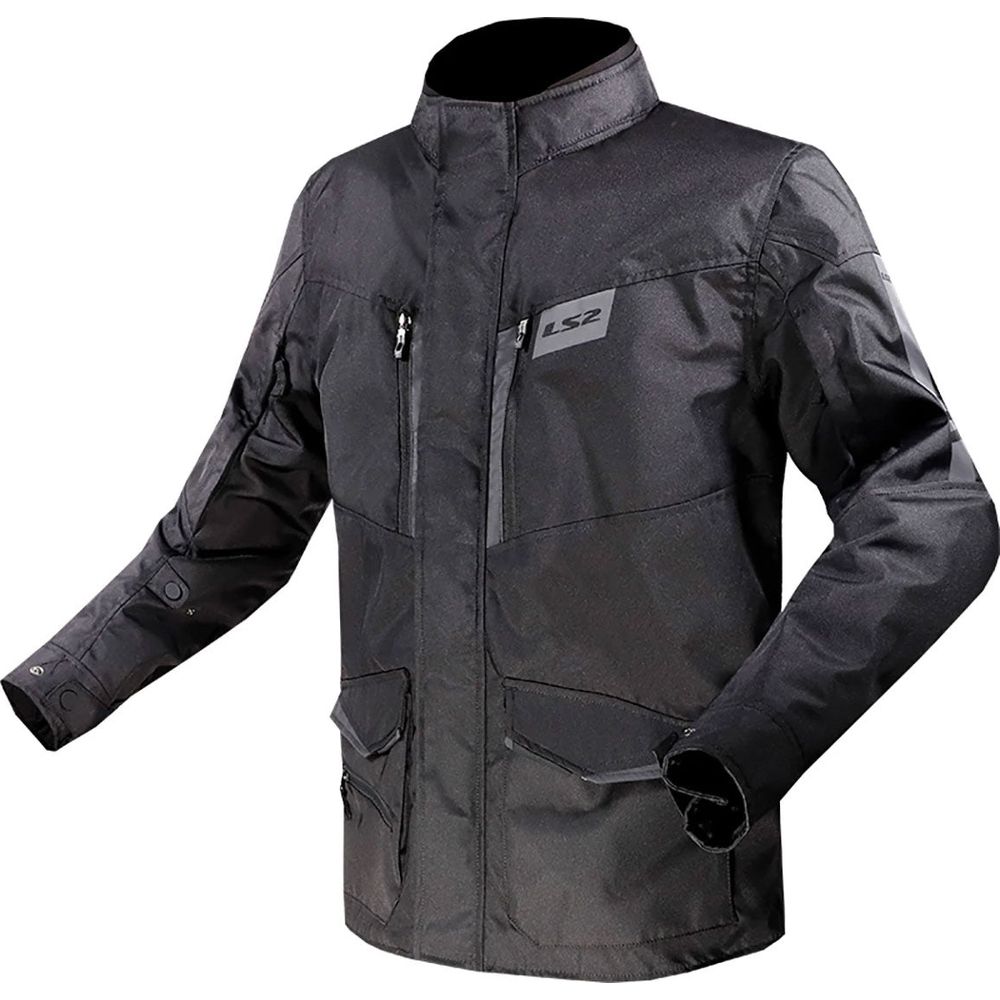 LS2 Metropolis Evo Textile Jacket Black - ThrottleChimp