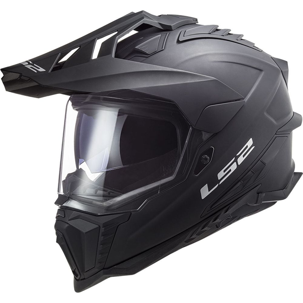 LS2 MX701 Explorer ECE 22.06 Adventure Helmet Solid Matt Black - ThrottleChimp