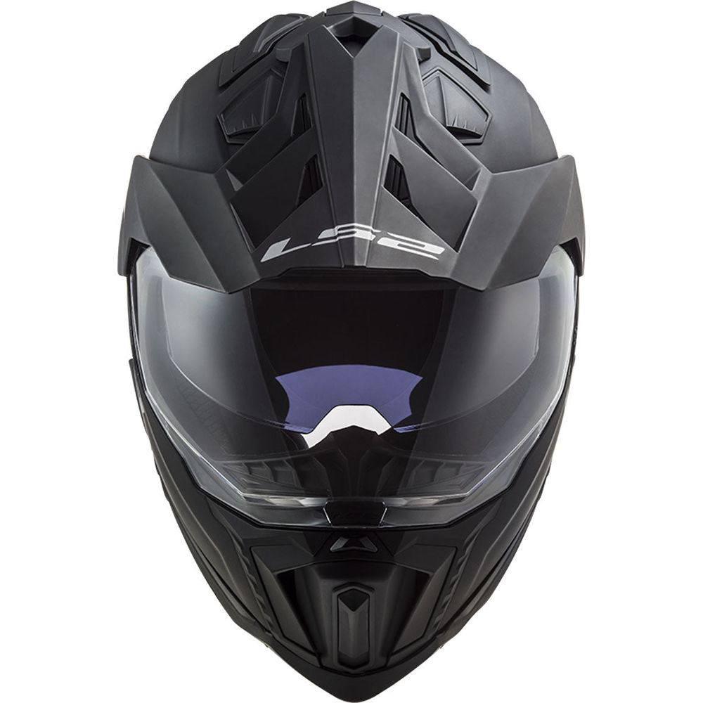 LS2 MX701 Explorer ECE 22.06 Adventure Helmet Solid Matt Black (Image 4) - ThrottleChimp