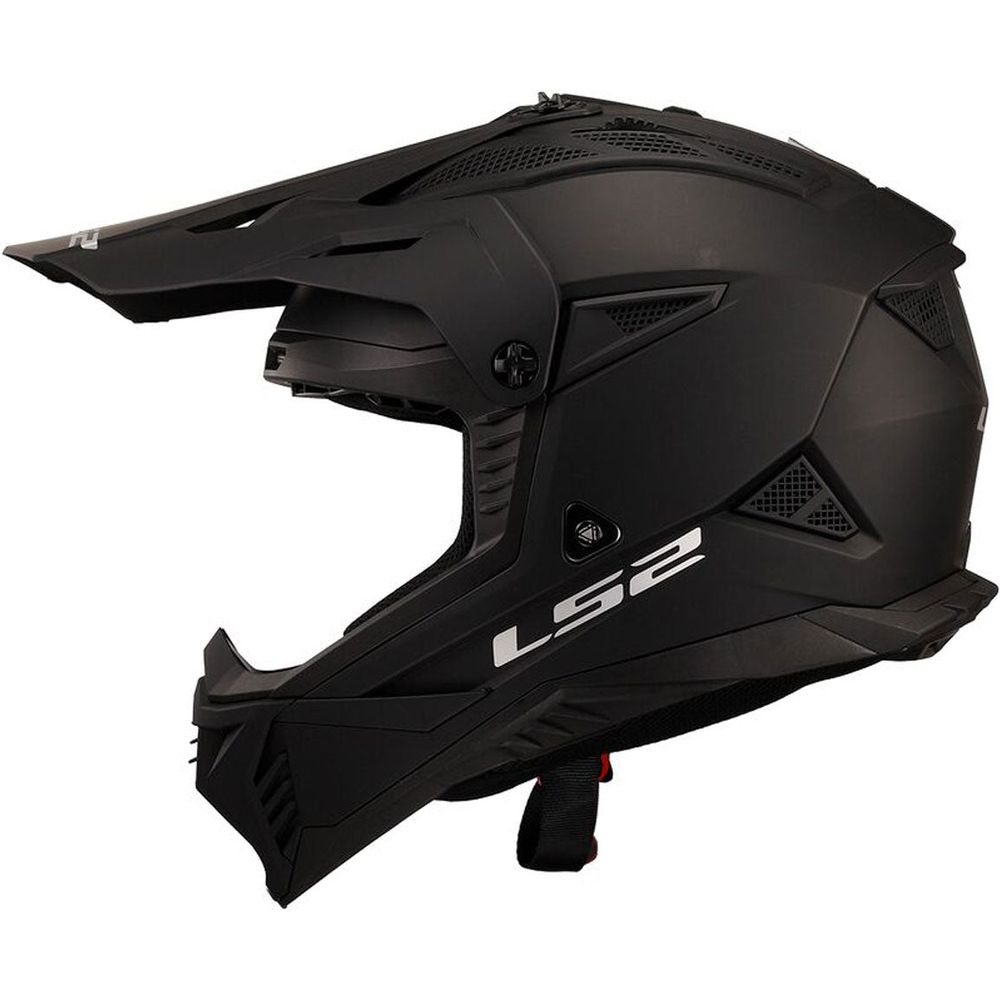 LS2 MX708 Fast 2 ECE 22.06 Motocross Helmet Solid Matt Black (Image 3) - ThrottleChimp