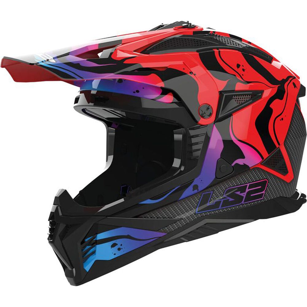 LS2 MX708 Fast 2 ECE 22.06 Motocross Helmet Wash Red - ThrottleChimp