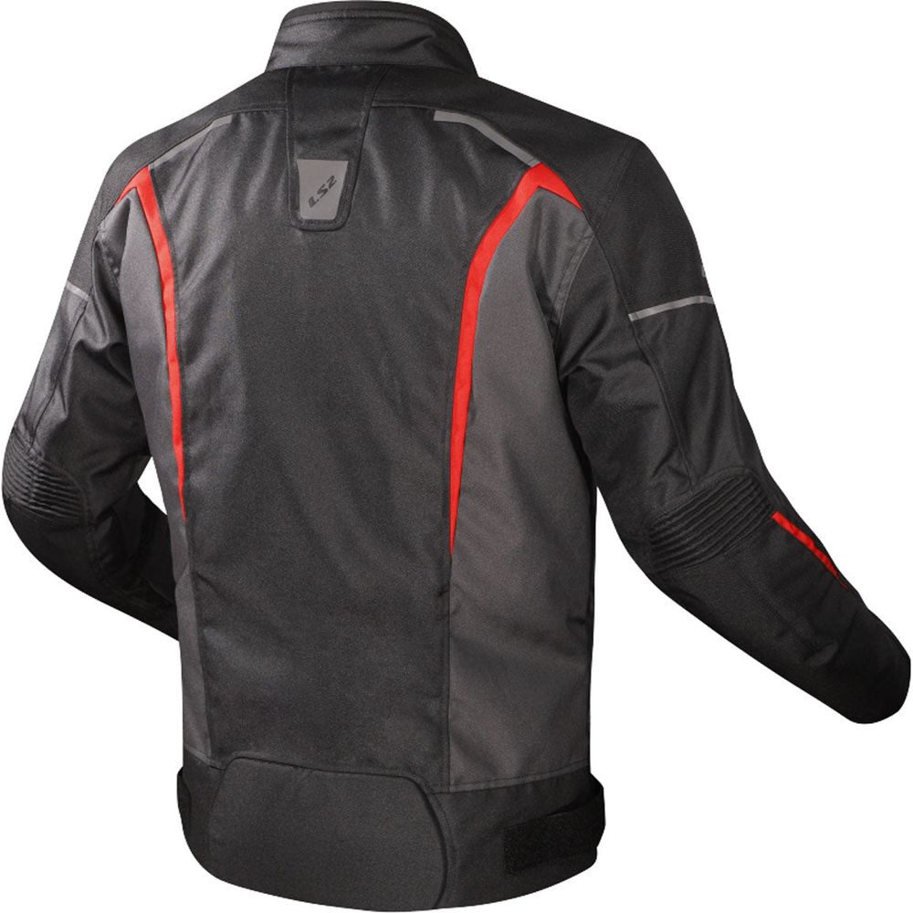 LS2 Sepang Textile Jacket Black / Grey / Red (Image 2) - ThrottleChimp