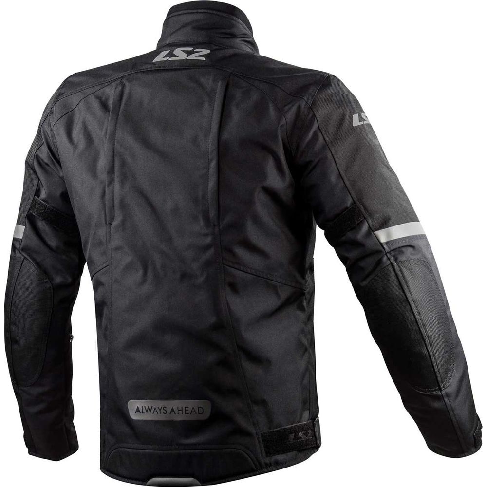 LS2 Serra Evo Textile Jacket Black (Image 2) - ThrottleChimp