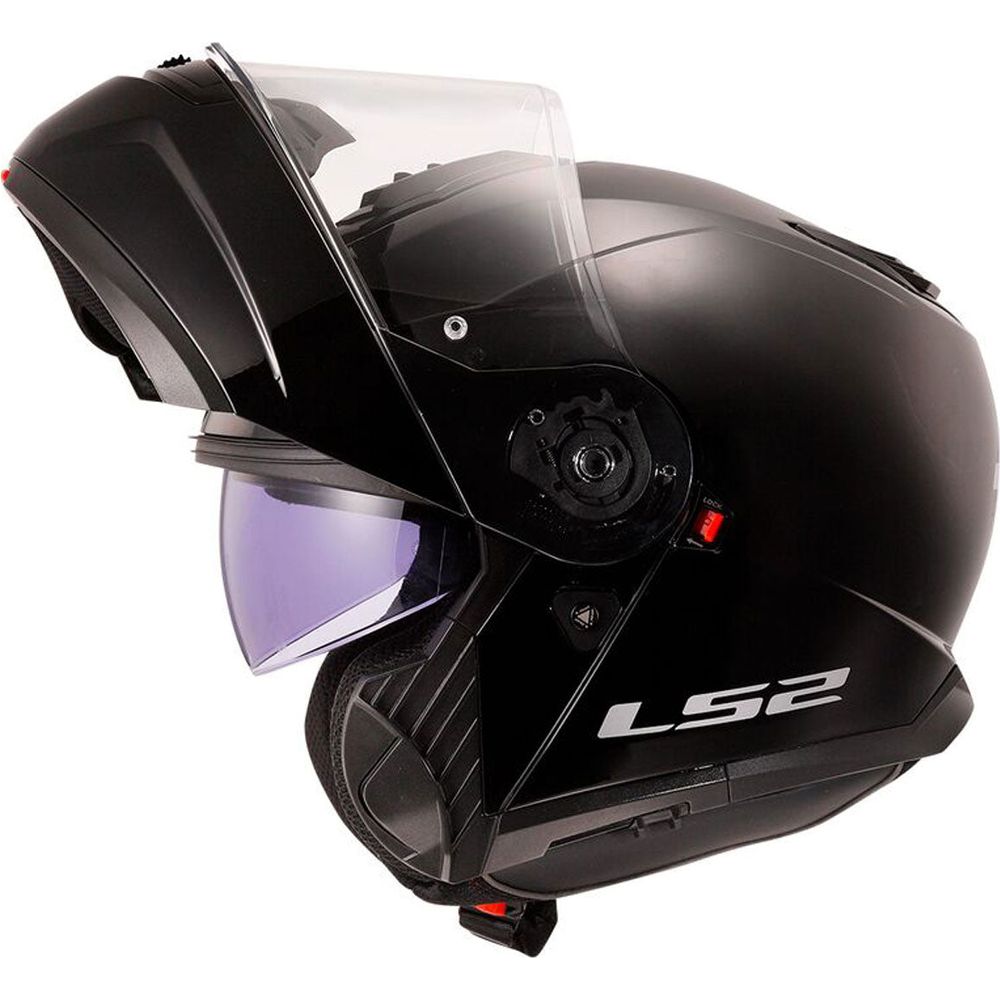 LS2 FF908 Strobe 2 ECE 22.06 Flip-Up Helmet Matt Black (Image 2) - ThrottleChimp