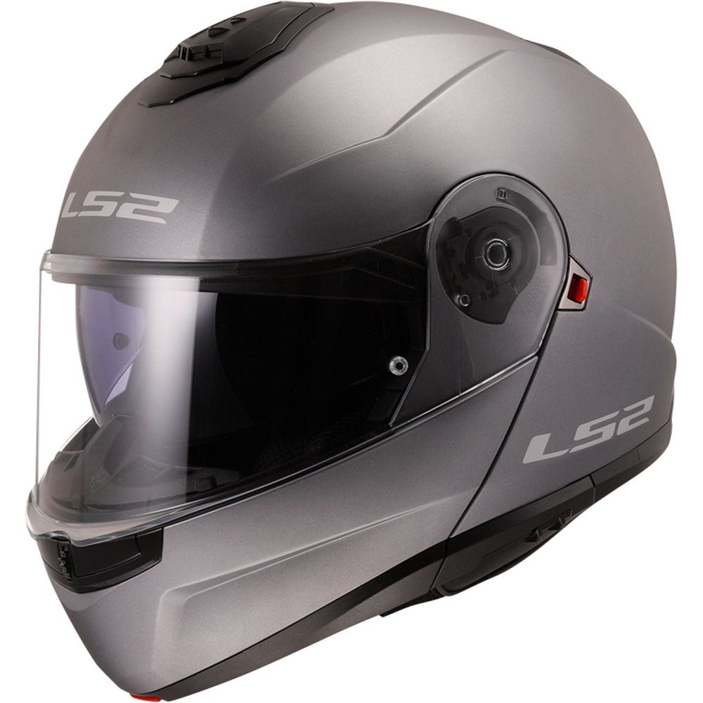 LS2 FF908 Strobe 2 ECE 22.06 Flip-Up Helmet Matt Titanium - ThrottleChimp