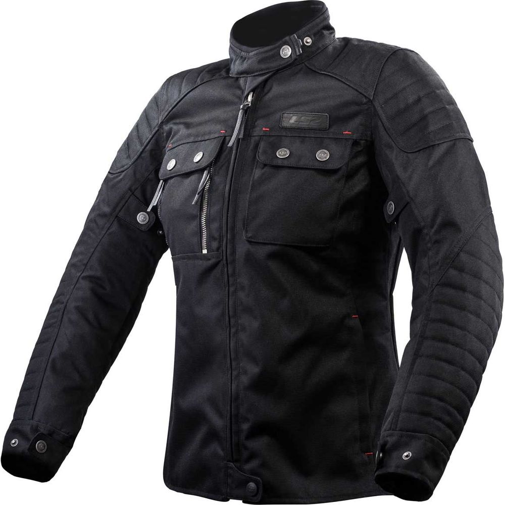 LS2 Vesta Ladies Textile Jacket Black - ThrottleChimp