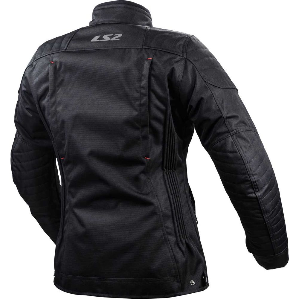 LS2 Vesta Ladies Textile Jacket Black (Image 2) - ThrottleChimp