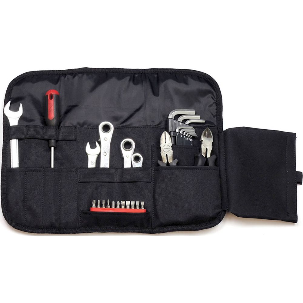 Bike It BikeTek Luggage Tool Roll Black (Image 2) - ThrottleChimp