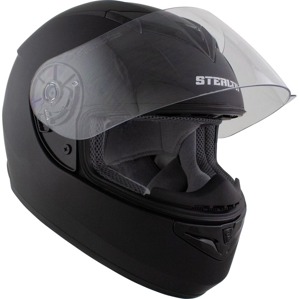 Stealth V121 Full Face Helmet Matt Black (Image 7) - ThrottleChimp