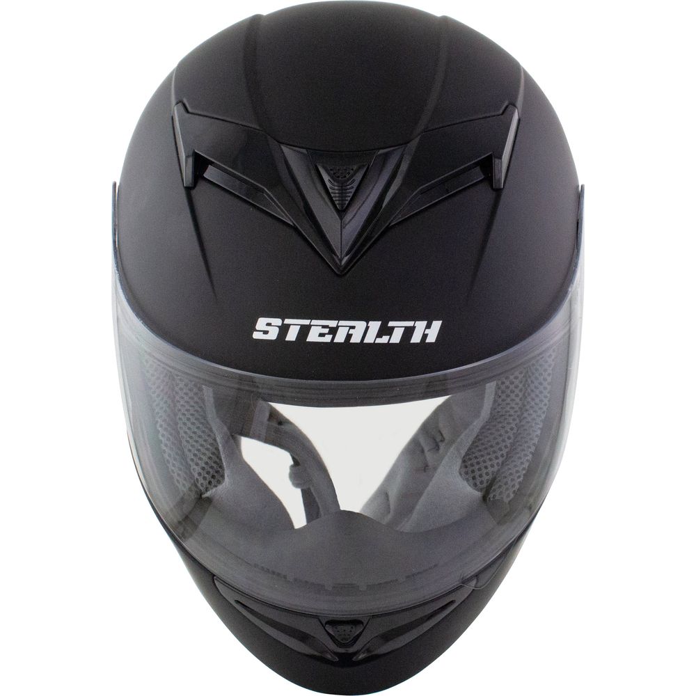 Stealth V121 Full Face Helmet Matt Black (Image 4) - ThrottleChimp