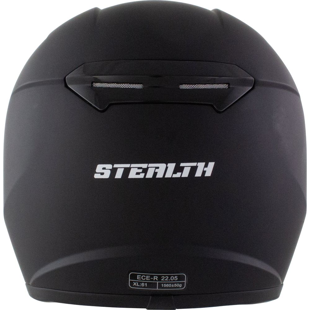 Stealth V121 Full Face Helmet Matt Black (Image 5) - ThrottleChimp