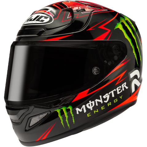 HJC RPHA 12 Quartararo Replica Full Face Helmet MC1 Black / Red