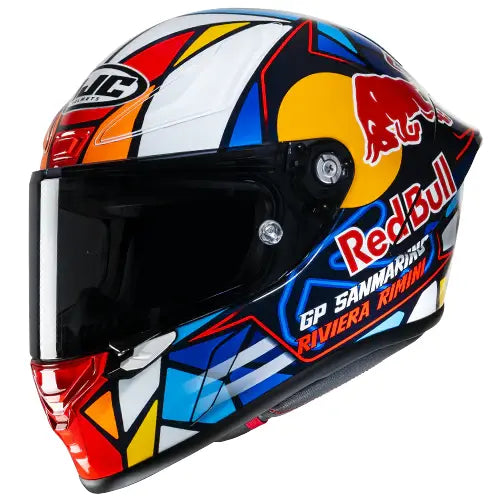 HJC RPHA 1 Red Bull Misano GP Full Face Helmet MC21 - ThrottleChimp