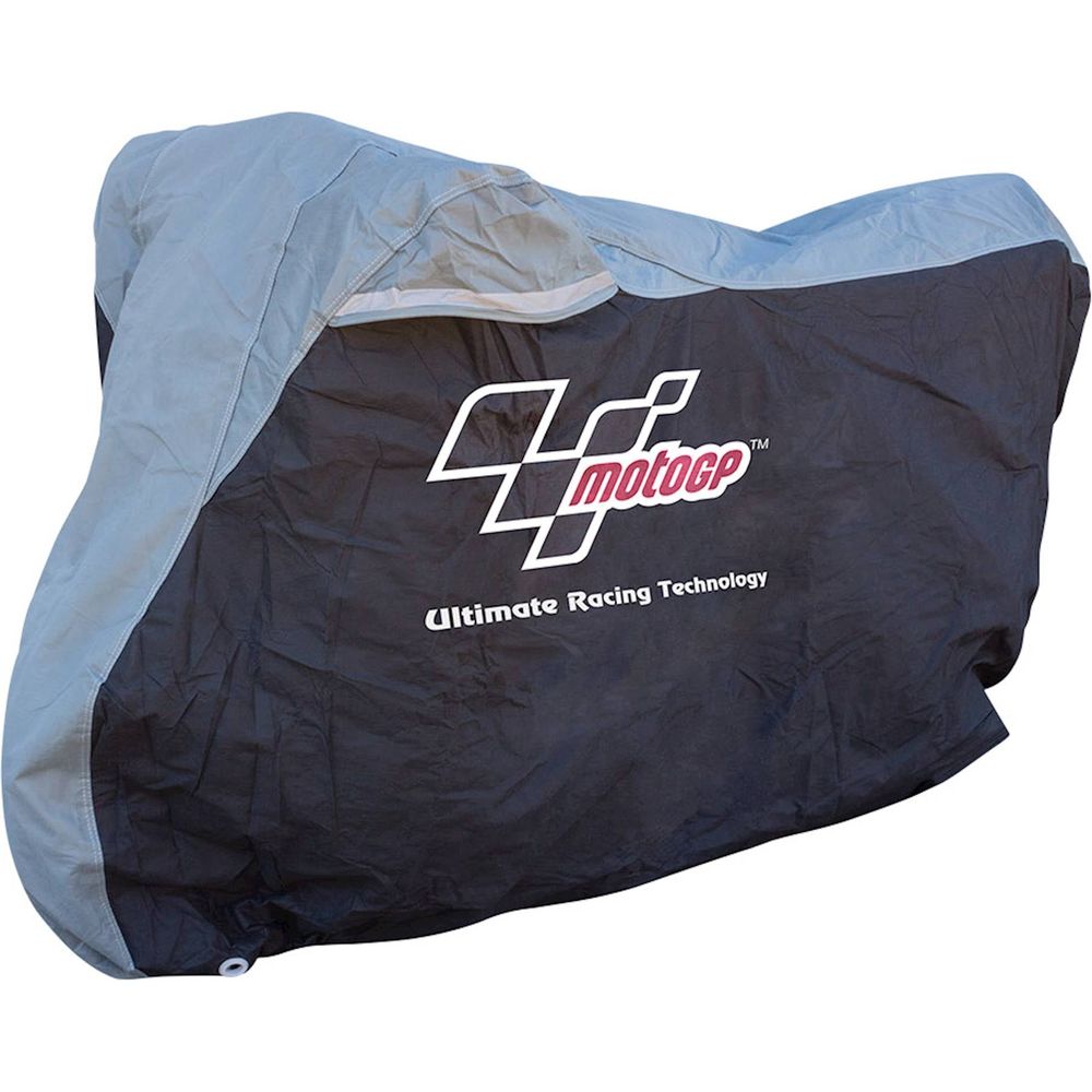 MotoGP Dust Cover Large Fits 750-1000cc Black / Grey - ThrottleChimp