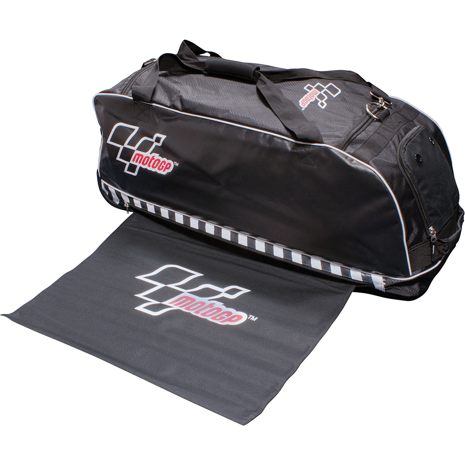 MotoGP Kit & Helmet Bag With Travel Wheels And Rollaway Changing Mat - 90 Liter - ThrottleChimp