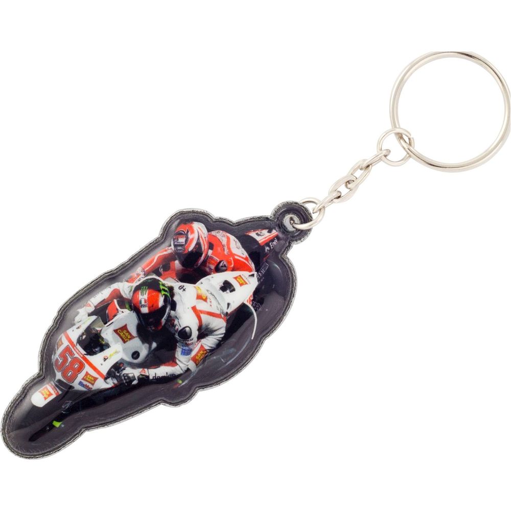 MotoGP Simoncelli 58 PVC Keyfob - ThrottleChimp