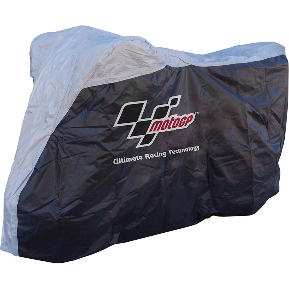 MotoGP Rain Cover Medium Fits Up To 600cc Black / Grey - ThrottleChimp