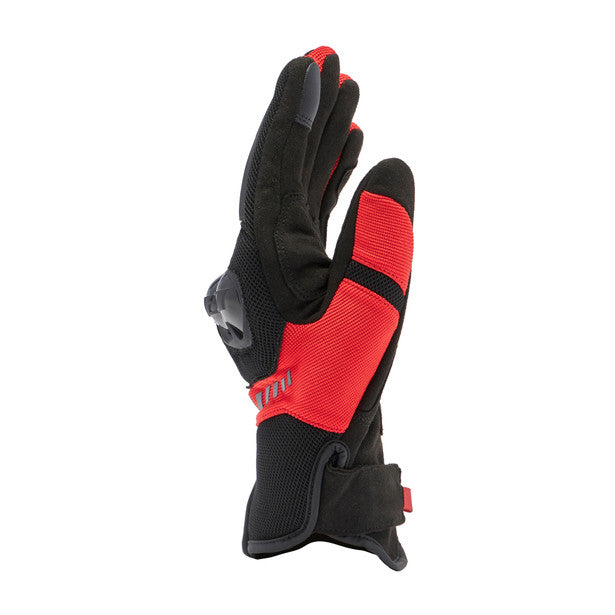 Dainese MIG 3 Air Textile Gloves Black / Lave Red (Image 9) - ThrottleChimp