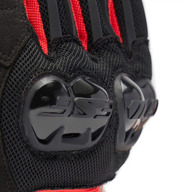 Dainese MIG 3 Air Textile Gloves Black / Lave Red (Image 6) - ThrottleChimp