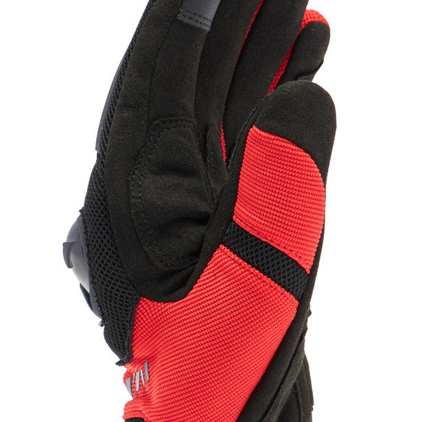 Dainese MIG 3 Air Textile Gloves Black / Lave Red (Image 5) - ThrottleChimp