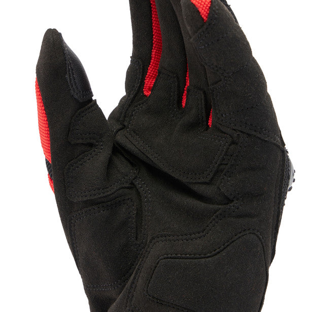 Dainese MIG 3 Air Textile Gloves Black / Lave Red (Image 4) - ThrottleChimp