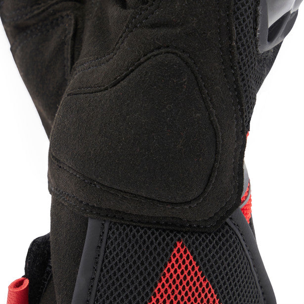 Dainese MIG 3 Air Textile Gloves Black / Lave Red (Image 3) - ThrottleChimp