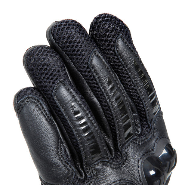 Dainese MIG 3 Leather Gloves Black / Black (Image 11) - ThrottleChimp