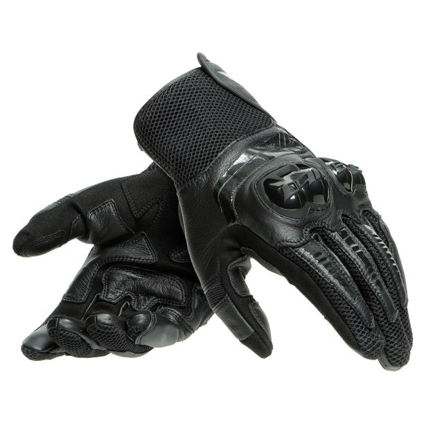 Dainese MIG 3 Leather Gloves Black / Black (Image 5) - ThrottleChimp