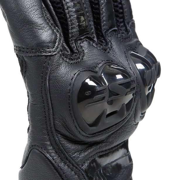 Dainese MIG 3 Leather Gloves Black / Black (Image 7) - ThrottleChimp