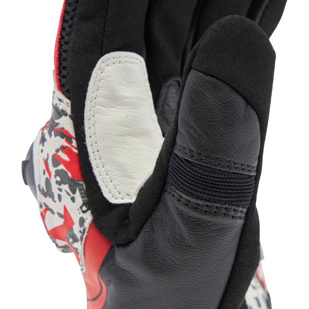 Dainese MIG 3 Leather Gloves Black / Red / White