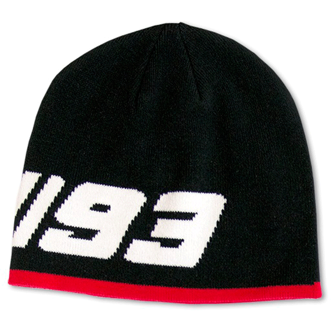 VR46 Marquez 93 Universal Beanie Black (Image 2) - ThrottleChimp