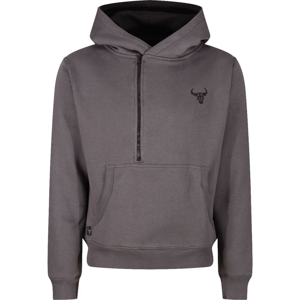 MotoBull Helmet Hoodie Grey - ThrottleChimp