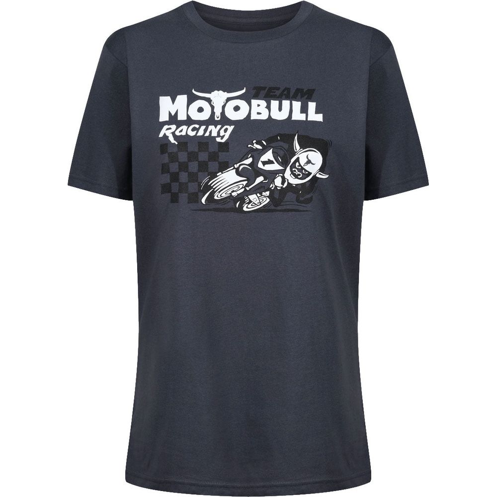 MotoBull Racing Team T-Shirt Ink Grey - ThrottleChimp