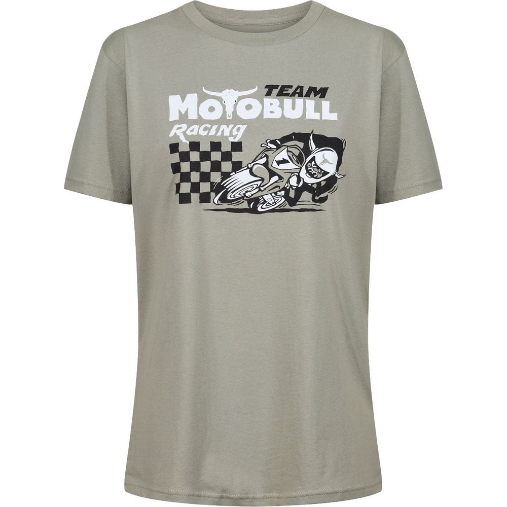 MotoBull Racing Team T-Shirt Pistachio Green - ThrottleChimp