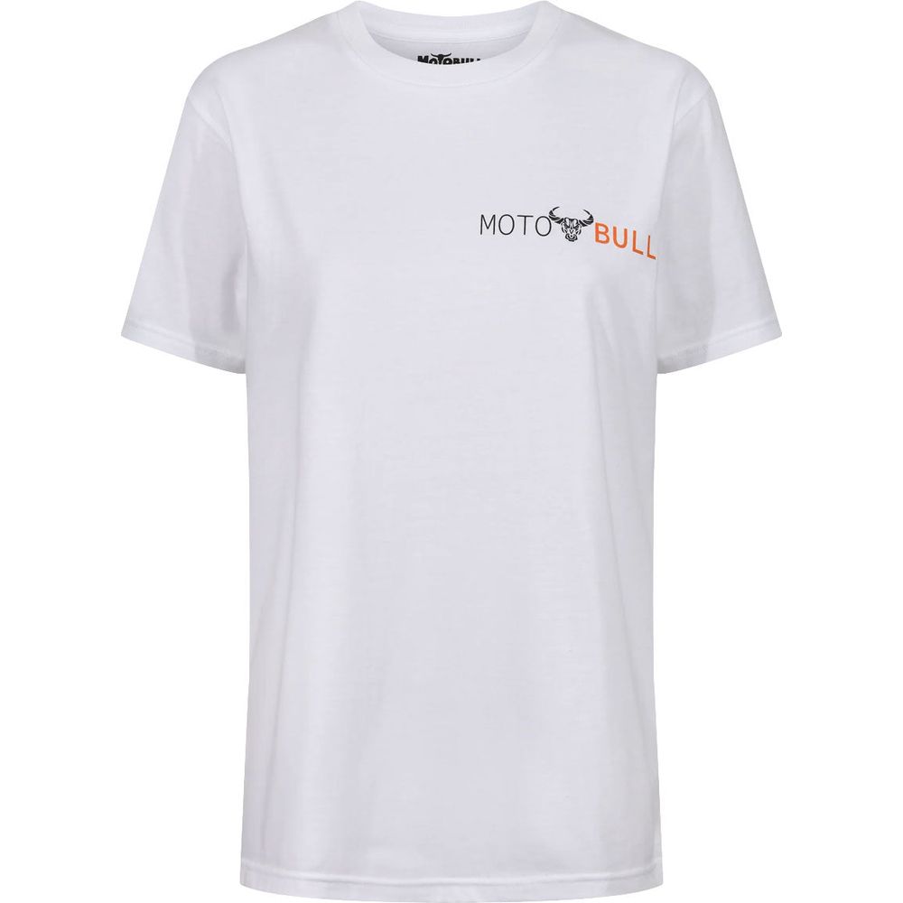 MotoBull Logo T-Shirt White - ThrottleChimp