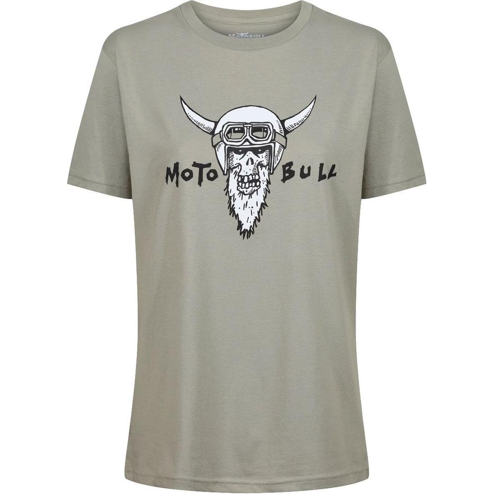 MotoBull Viking T-Shirt Pistachio Green FREE 1 YEAR Returns, FREE UK Delivery | ThrottleChimp