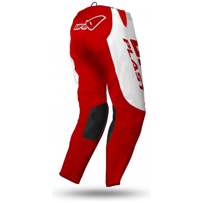 UFO Horizon MX Trouser Red / White (Image 2) - ThrottleChimp