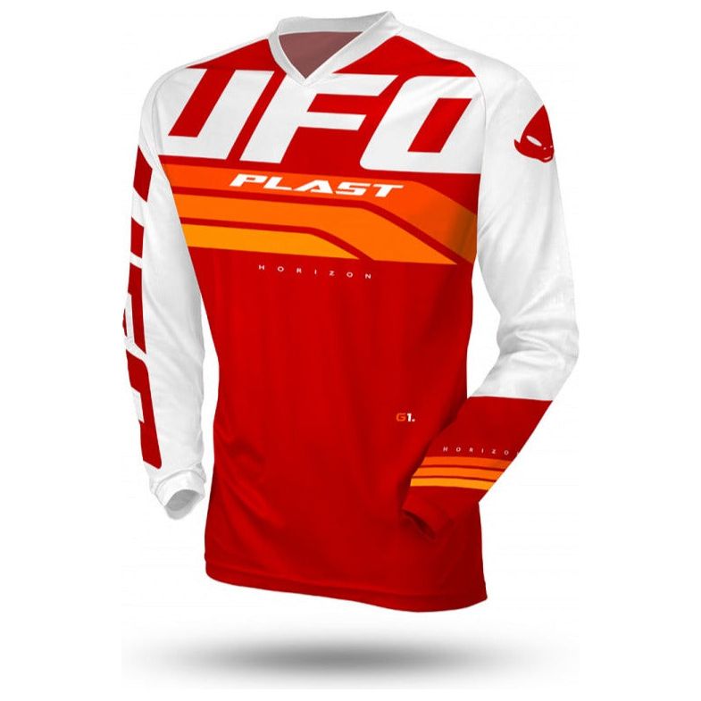 UFO Horizon MX Jersey Red / White - ThrottleChimp