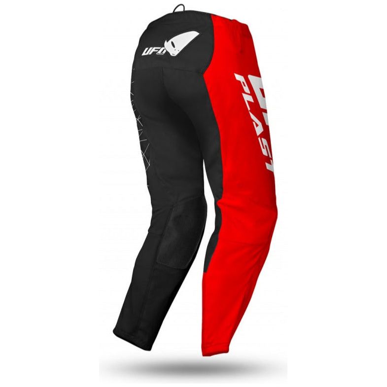 UFO Tecno MX Trouser Black / Red (Image 2) - ThrottleChimp