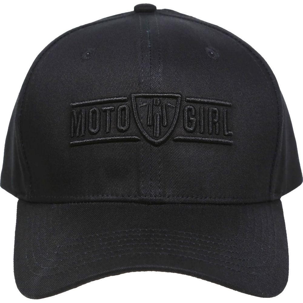 MotoGirl Ladies Logo Cap Black (Image 2) - ThrottleChimp