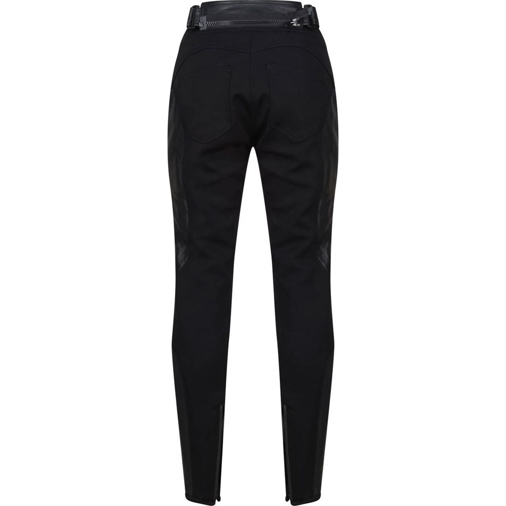 MotoGirl Fiona Ladies Leather Trouser Black FREE 1 YEAR Returns, FREE UK Delivery | ThrottleChimp