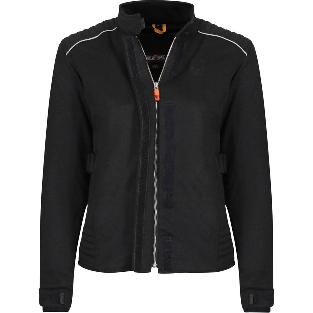 MotoGirl Louise Ladies Textile Jacket Black (Image 2) - ThrottleChimp