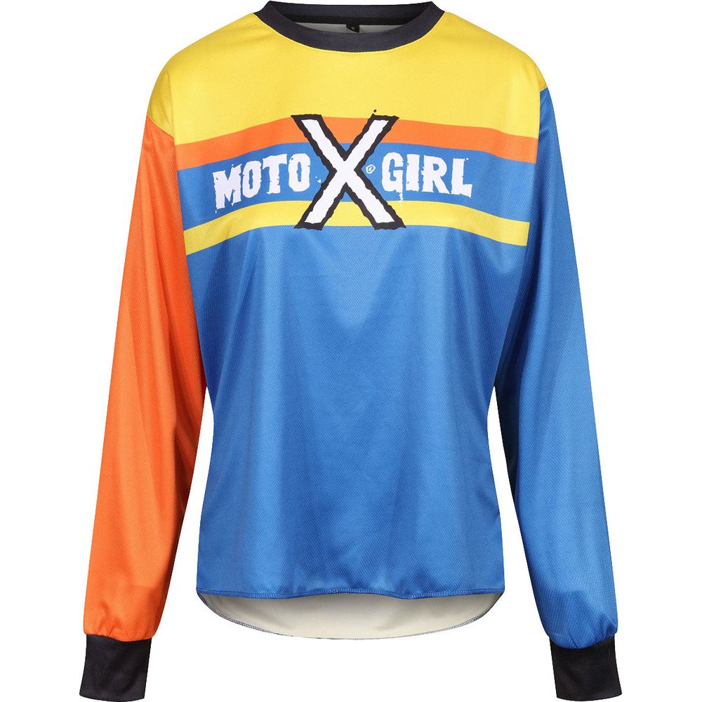 MotoGirl MX Ladies Jersery Hilly Blue / Yellow - ThrottleChimp