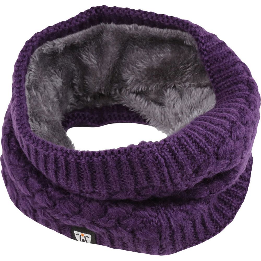 MotoGirl Plush Ladies Neck Warmer Purple FREE 1 YEAR Returns, FREE UK Delivery | ThrottleChimp