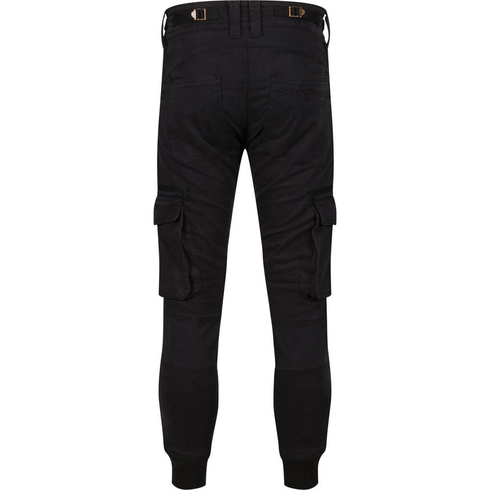 MotoBull Ryan Cargo Trouser Black (Image 3) - ThrottleChimp