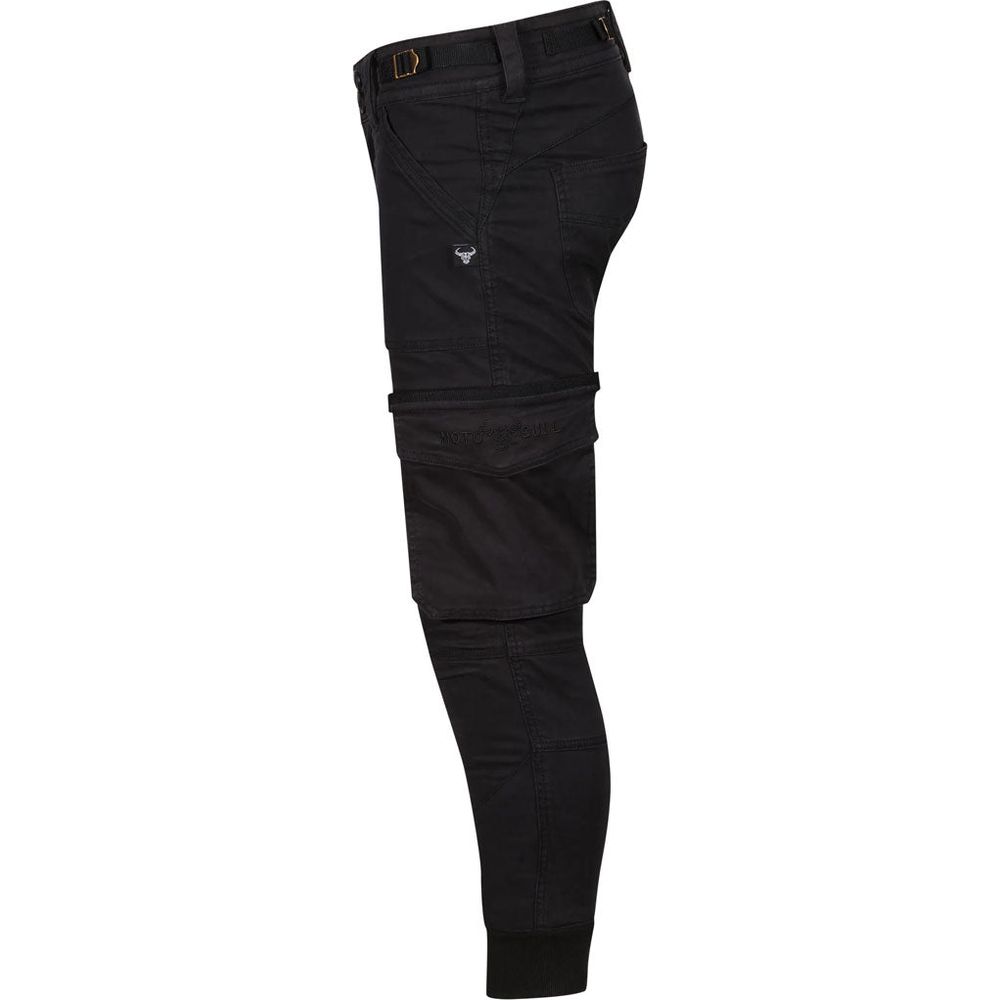 MotoBull Ryan Cargo Trouser Black (Image 2) - ThrottleChimp