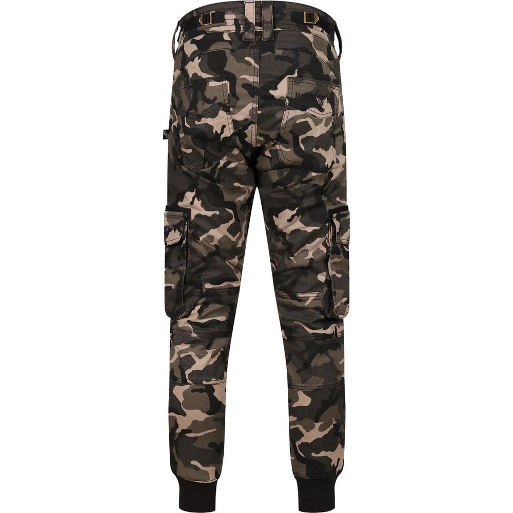 MotoBull Ryan Cargo Trouser Camo Green (Image 3) - ThrottleChimp