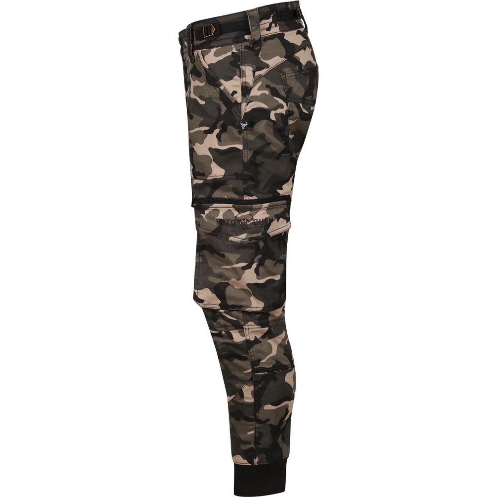 MotoBull Ryan Cargo Trouser Camo Green (Image 2) - ThrottleChimp