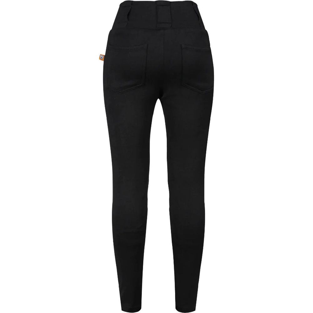 MotoGirl Sherrie Ladies Leggings Black (Image 2) - ThrottleChimp