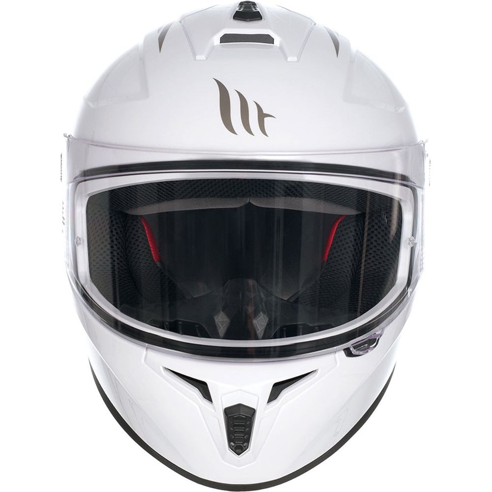 MT Draken ECE 22.06 Full Face Helmet Gloss Pearl White (Image 2) - ThrottleChimp